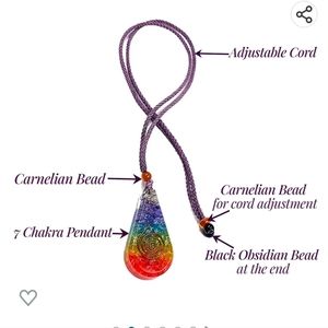 Bombay Crystal's Chakra Necklace With Natural Gemstones